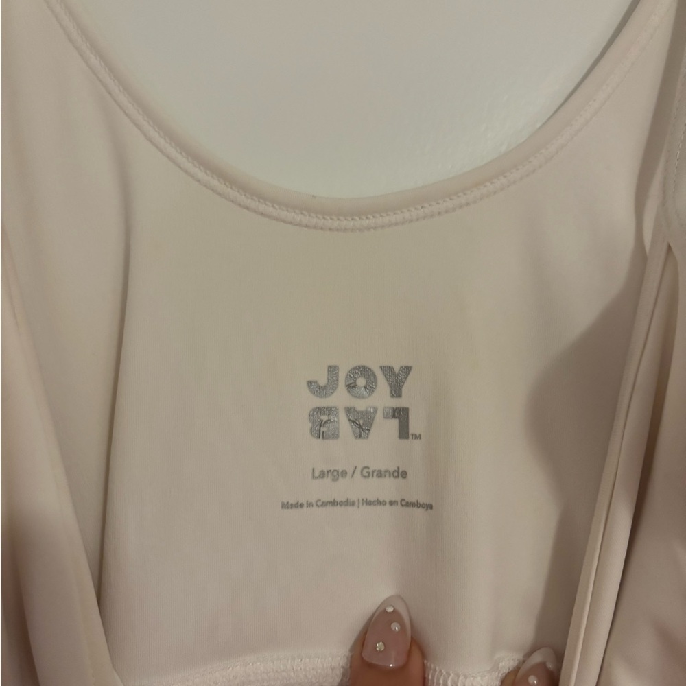 JoyLab White Women's Corset Detail Athletic Dress - Picture 3 of 12